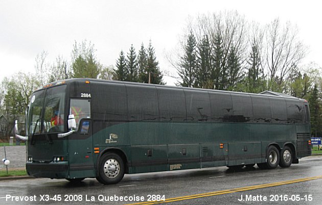 BUS/AUTOBUS: Prevost X3-45 2008 Quebecoise