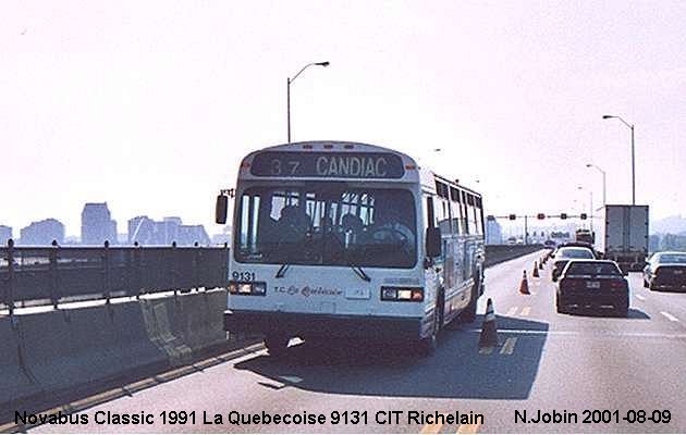 BUS/AUTOBUS: MCI Classic 1991 Quebecoise