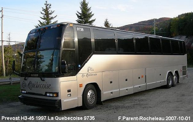 BUS/AUTOBUS: Prevost H3-45 1997 Quebecoise