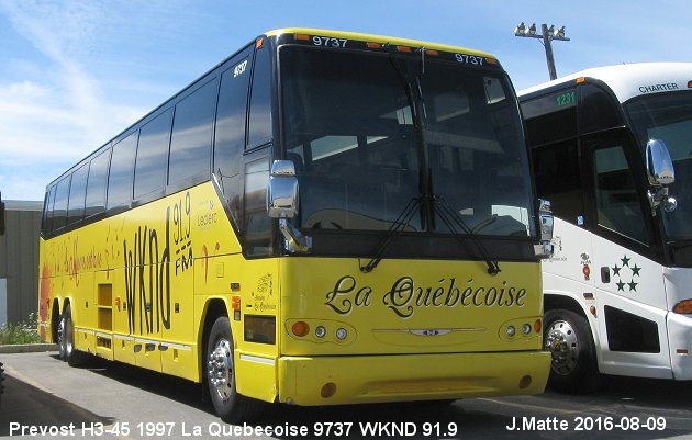 BUS/AUTOBUS: Prevost H3-45 1997 Quebecoise