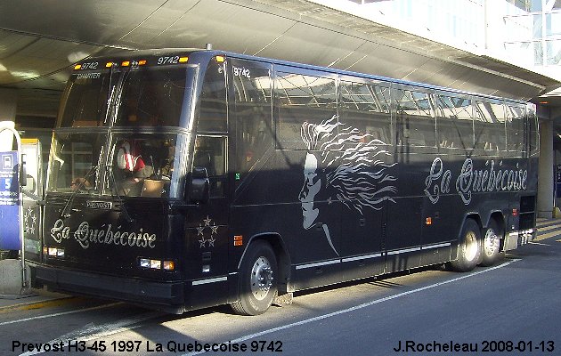 BUS/AUTOBUS: Prevost H3-45 1997 Quebecoise