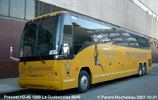 BUS/AUTOBUS: Prevost H3-45 1998 Quebecoise