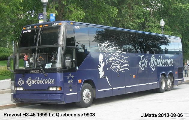 BUS/AUTOBUS: Prevost H3-45 1999 Quebecoise