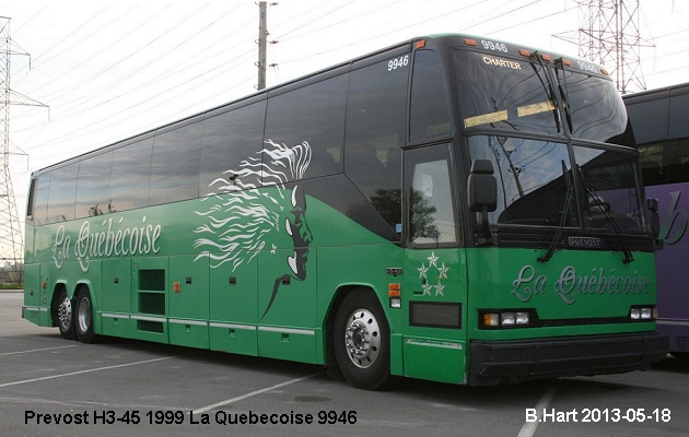 BUS/AUTOBUS: Prevost H3-45 1999 Quebecoise