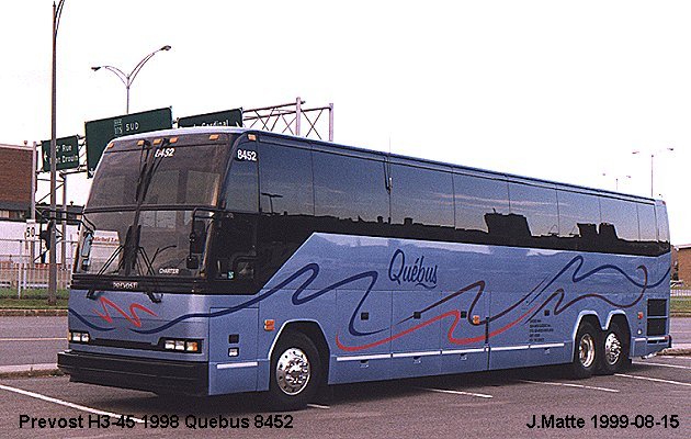 BUS/AUTOBUS: Prevost H3-45 1998 Quebus