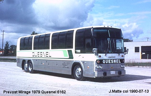 BUS/AUTOBUS: Prevost Le Mirage 1979 Quesnel