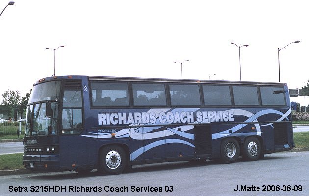 BUS/AUTOBUS: Setra S215HDH 1996 Richards