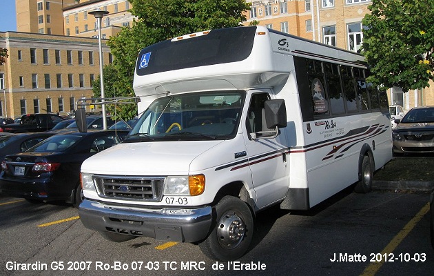 BUS/AUTOBUS: Girardin G5 2007 Ro-Bo