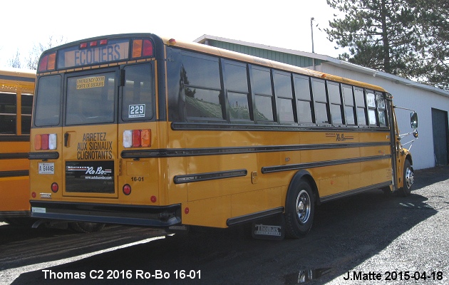 BUS/AUTOBUS: Thomas C2 2016 Ro-Bo