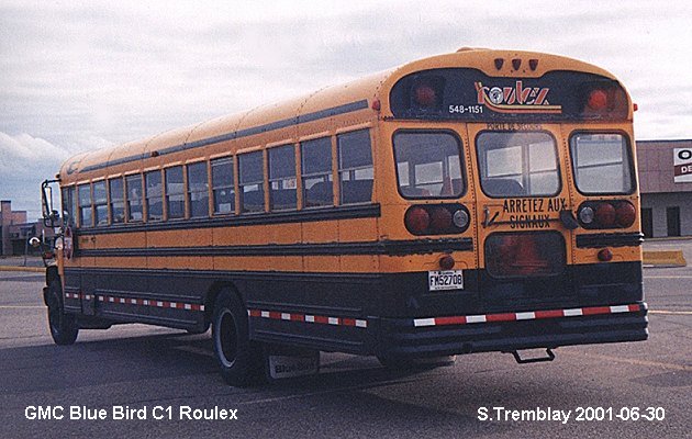 BUS/AUTOBUS: Blue Bird C1 1984 Roulex