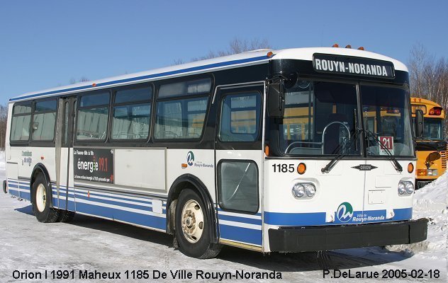 BUS/AUTOBUS: Orion I 1991 Maheux