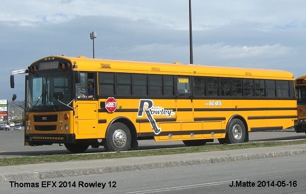 BUS/AUTOBUS: Thomas EFX 45 2014 Rowley