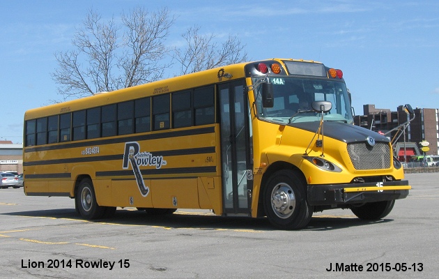 BUS/AUTOBUS: Lion C1 2014 Rowley