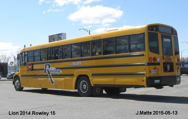 BUS/AUTOBUS: Lion C1 2014 Rowley