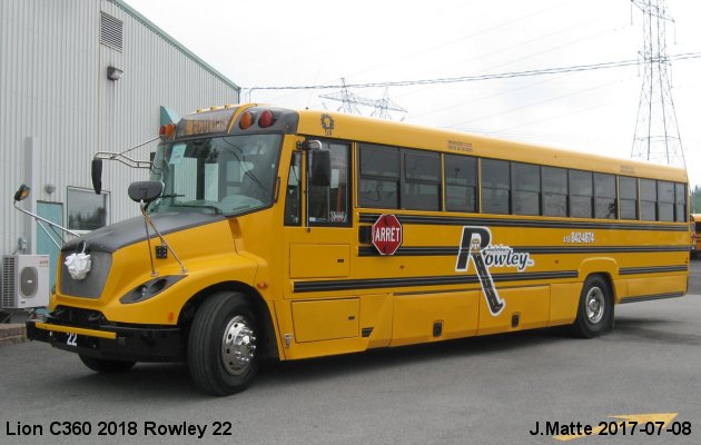 BUS/AUTOBUS: Lion C360 2018 Rowley