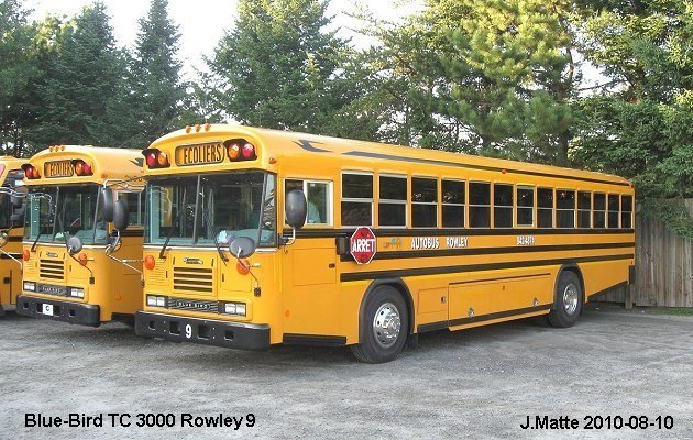 BUS/AUTOBUS: Blue Bird TC3000 2009 Rowley