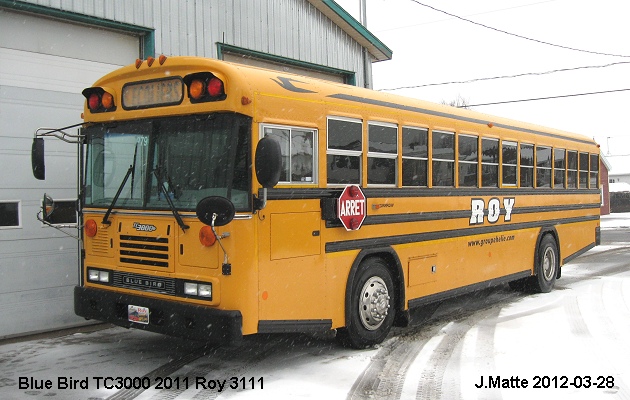 BUS/AUTOBUS: Blue Bird TC3000 2011 Roy