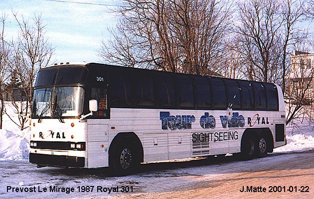 BUS/AUTOBUS: Prevost Mirage 1987 Royal