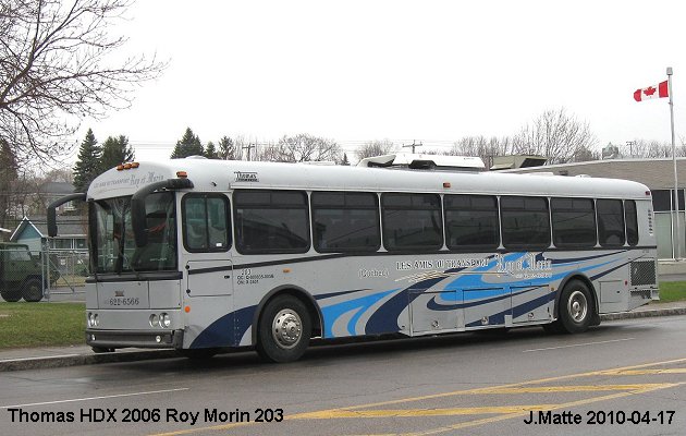 BUS/AUTOBUS: Thomas HDX 2006 Roy Morin