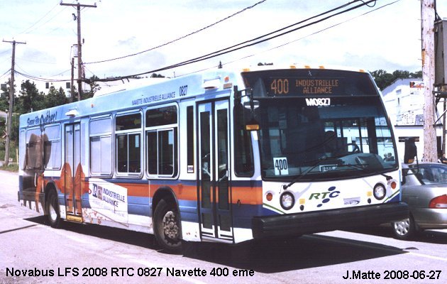 BUS/AUTOBUS: Novabus LFS 2008 RTC