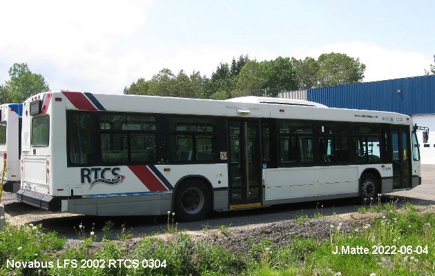 BUS/AUTOBUS: Novabus LFS 2002 Fleurs de Lys