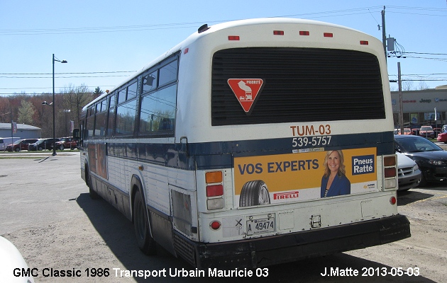 BUS/AUTOBUS: GMC Classic 1986 RTCS