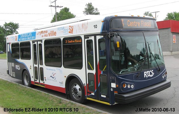 BUS/AUTOBUS: Eldorado EZ-Rider 2010 RTCShawinigan