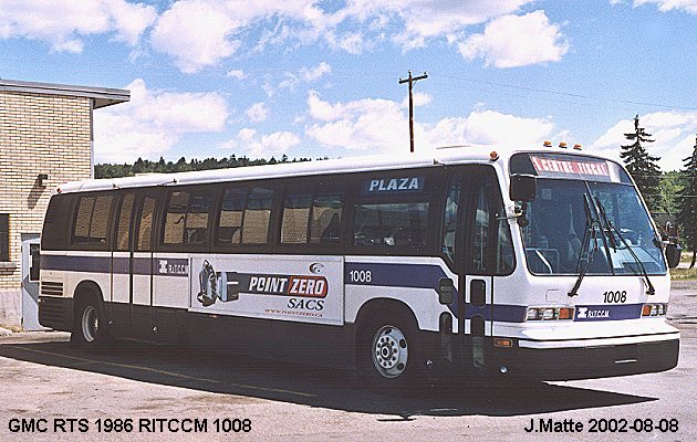 BUS/AUTOBUS: GMC RTS VI 1986 RTCS