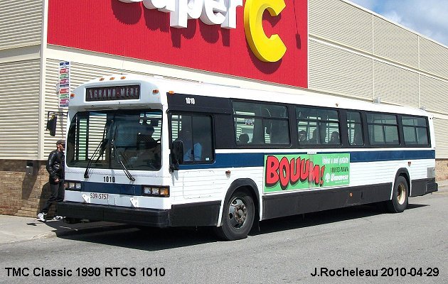 BUS/AUTOBUS: MCI Classic 1990 RTCShawinigan