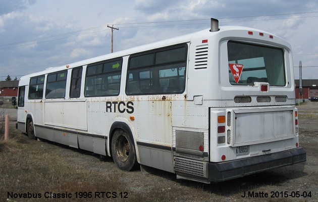 BUS/AUTOBUS: Novabus Classic 1996 RTCShawinigan