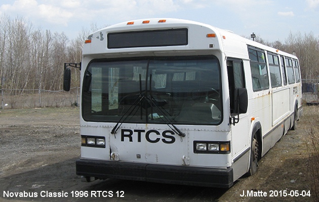 BUS/AUTOBUS: Novabus Classic 1996 RTCShawinigan