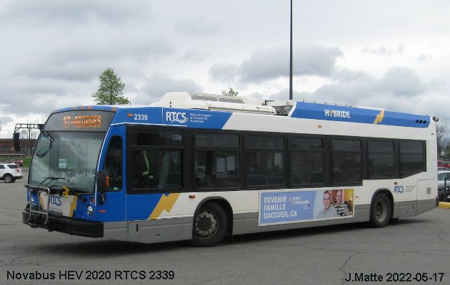 BUS/AUTOBUS: Novabus HEV 2020 RTCS