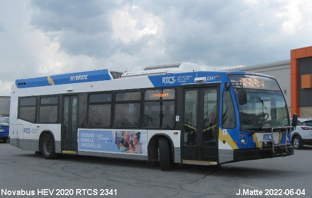 BUS/AUTOBUS: Novabus HEV 2020 Fleurs de Lys