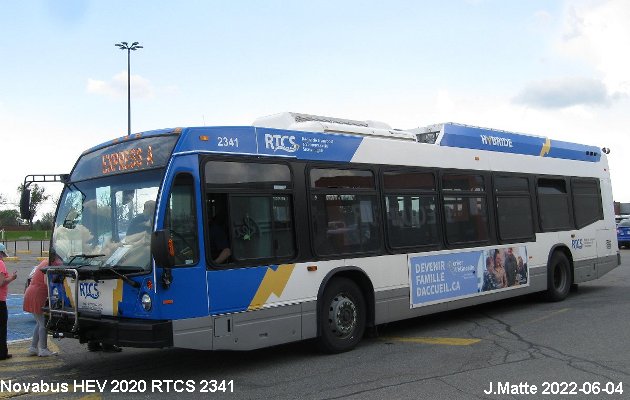 BUS/AUTOBUS: Novabus HEV 2020 Fleurs de Lys