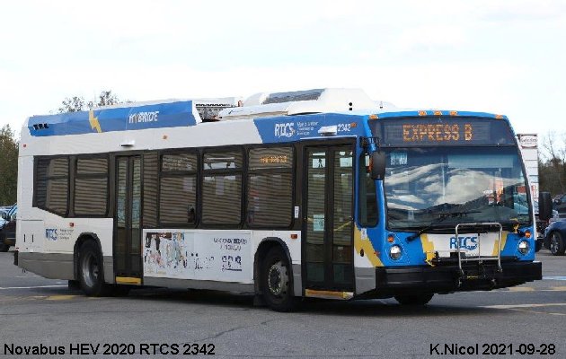 BUS/AUTOBUS: Novabus HEV 2020 RTCS