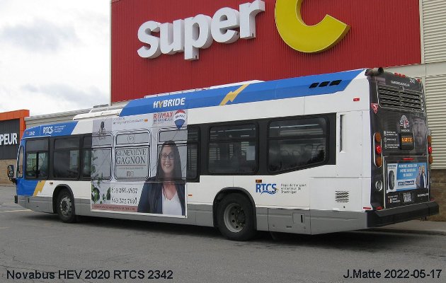 BUS/AUTOBUS: Novabus HEV 2020 RTCS