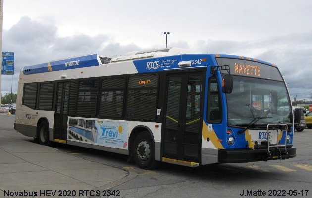 BUS/AUTOBUS: Novabus HEV 2020 RTCS