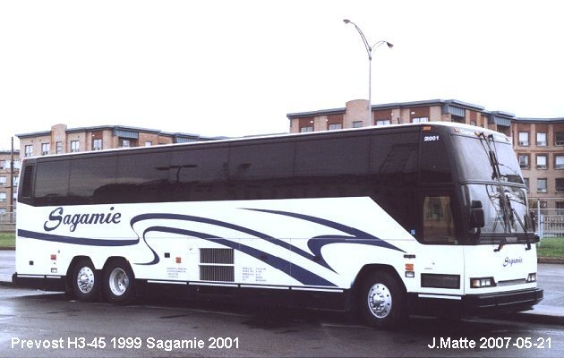 BUS/AUTOBUS: Prevost H3-45 1999 Sagamie