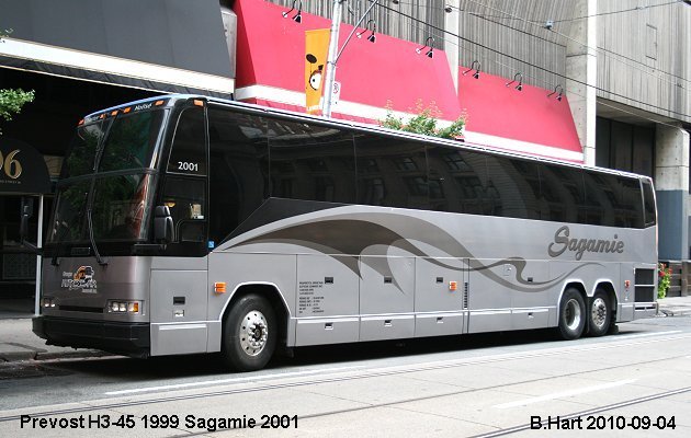 BUS/AUTOBUS: Prevost H3-45 1999 Sagamie