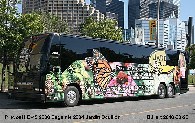 BUS/AUTOBUS: Prevost H3-45 2000 Sagamie