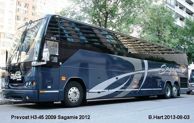 BUS/AUTOBUS: Prevost H3-45 2009 Sagamie