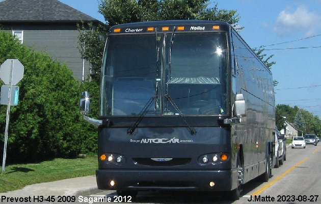 BUS/AUTOBUS: Prevost H3-45 2009 Sagamie