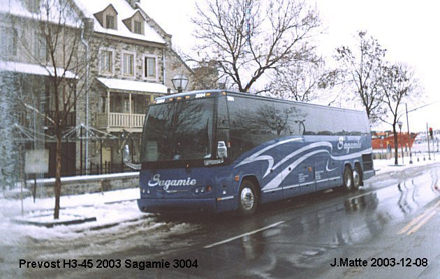 BUS/AUTOBUS: Prevost H3-45 2003 Sagamie