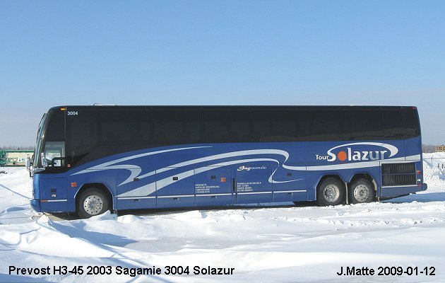 BUS/AUTOBUS: Prevost H3-45 2003 Sagamie