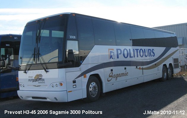 BUS/AUTOBUS: Prevost H3-45 2006 Sagamie