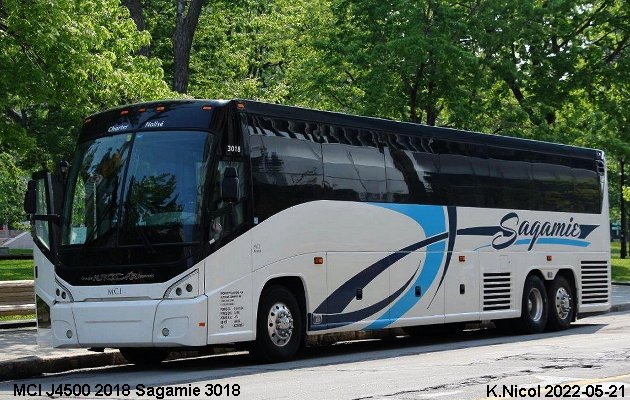 BUS/AUTOBUS: MCI J4500 2018 Sagamie