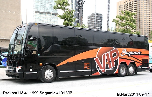 BUS/AUTOBUS: Prevost H3-41 1999 Sagamie