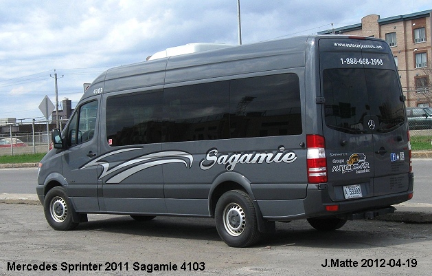 BUS/AUTOBUS: Mercedes Sprinter 2011 Sagamie