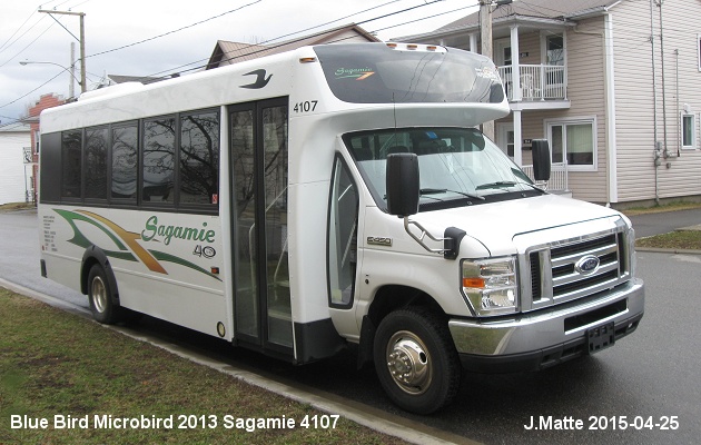 BUS/AUTOBUS: Blue Bird MicroBird 2013 Sagamie