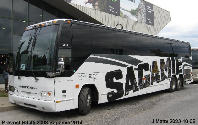 BUS/AUTOBUS: Prevost H3-45 2008 Sagamie